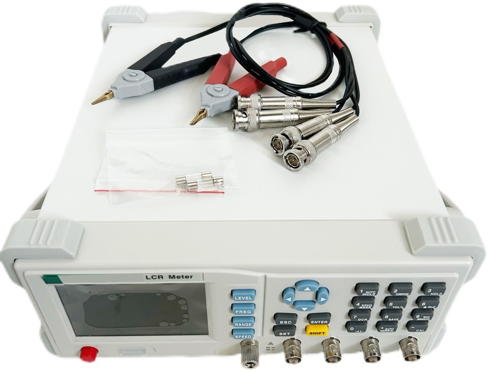 Benchtop LCR Meter Digital Bridge Communication USB Device RS232 Handle 100kHz