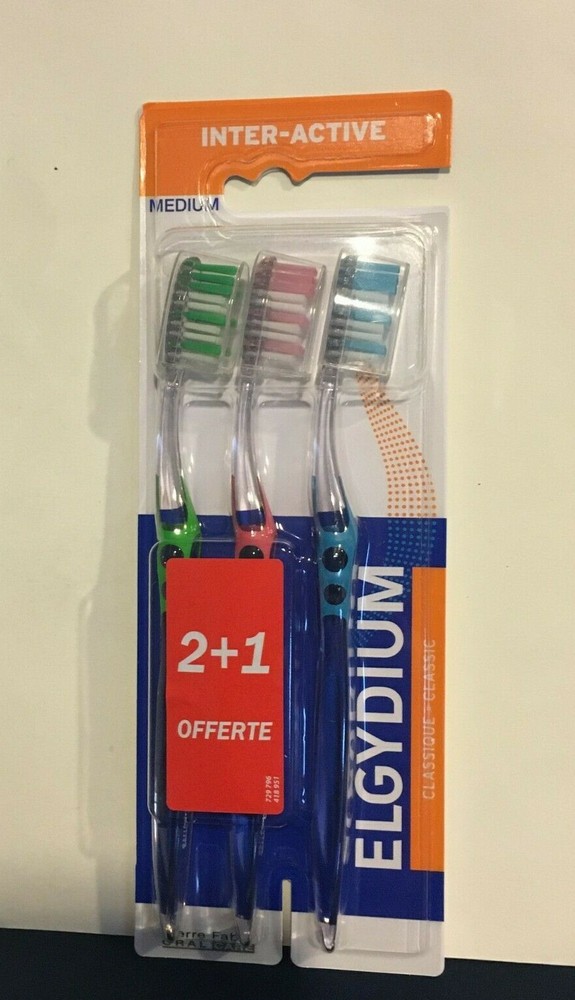 Elgydium Inter-Active Toothbrush - Medium - Interactive