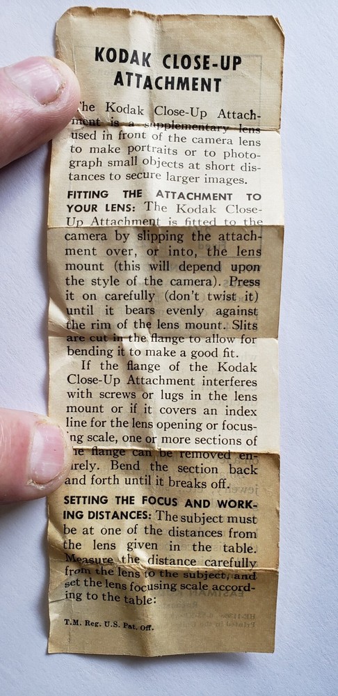 VTG KODAK LENS and Accessory lot