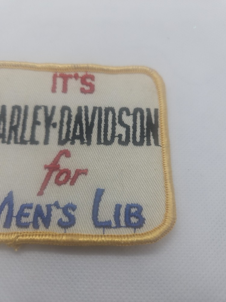 “HD For Men’s Lib” Harley-Davidson Patch / Emblem