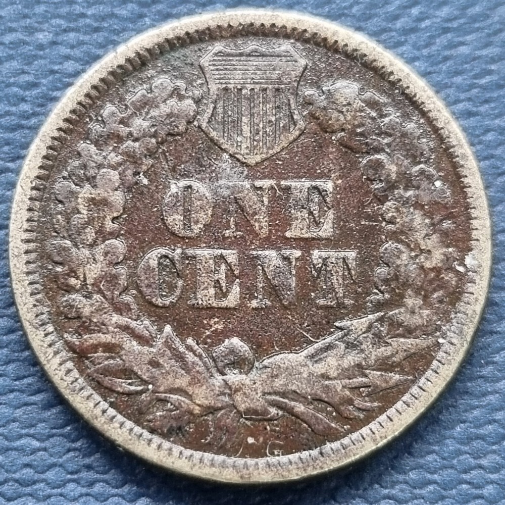 1862 Indian Head Cent 1c Better Grade Dark #80973