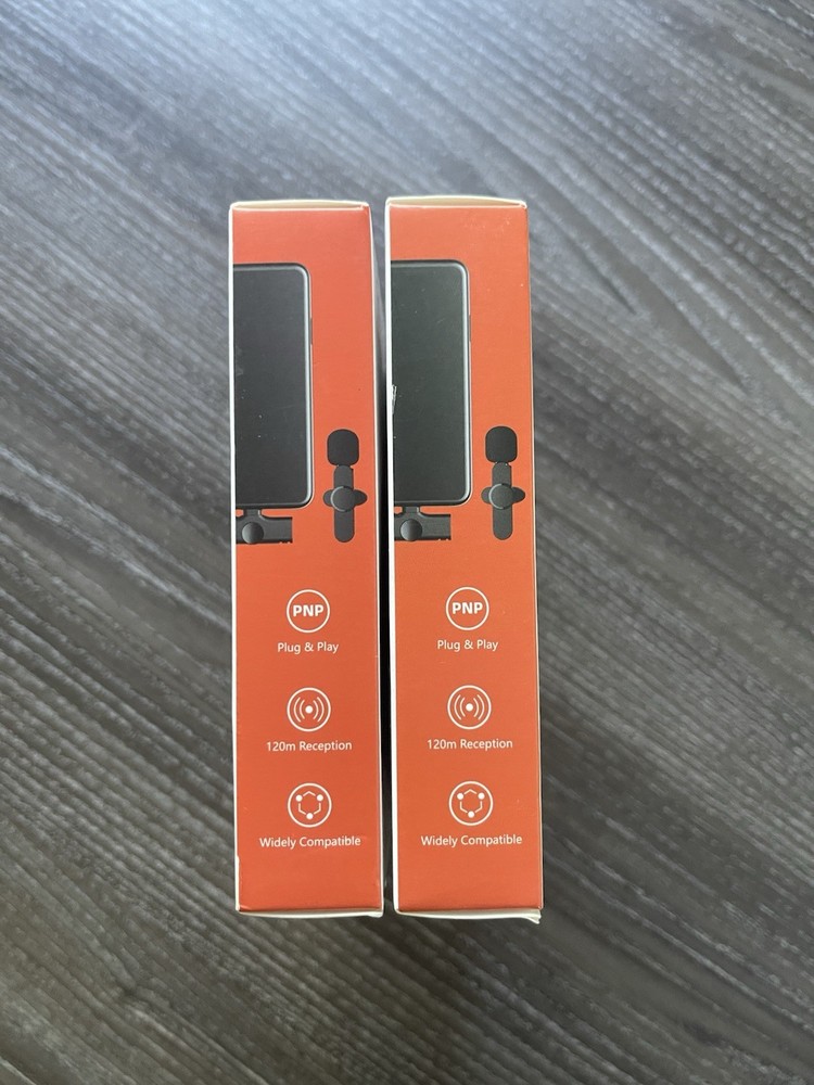 Black Wireless Microphone Set