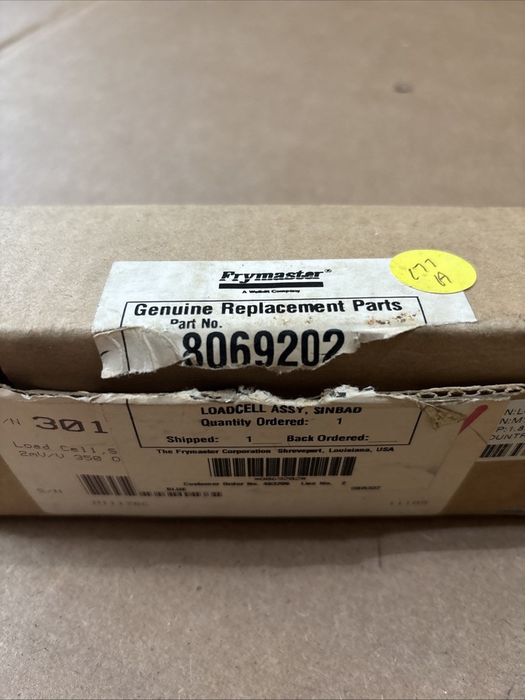 Frymaster Loadcell Assembly 8069202