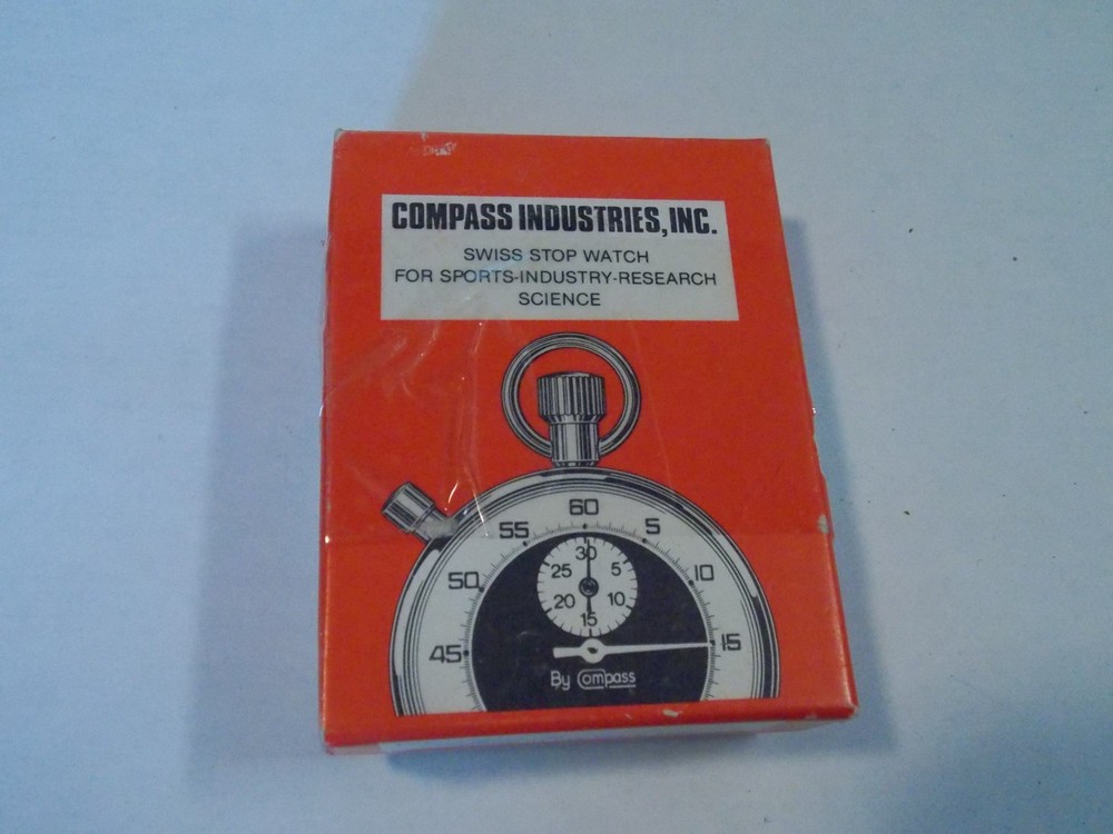 COMPASS INDUSTRIES  STOP WATCH   SWISS
