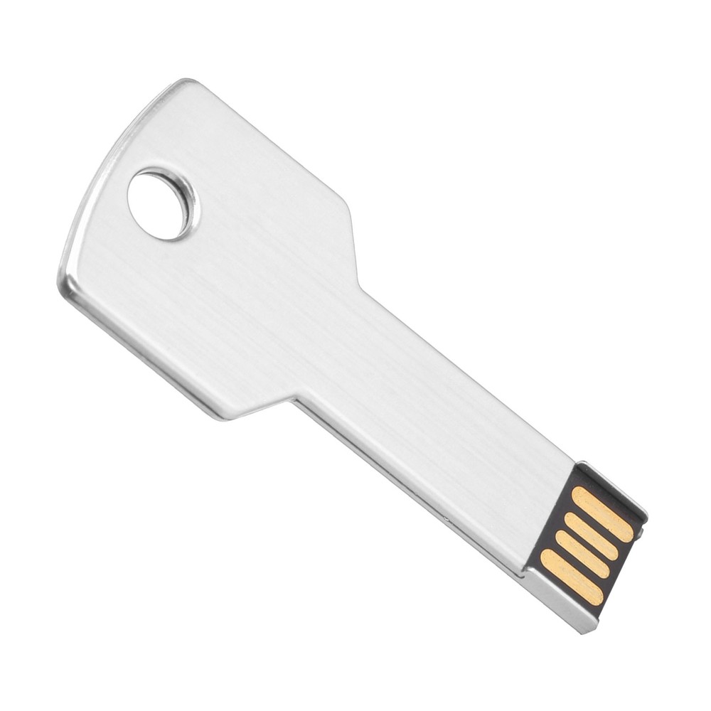 Cool Key Shape USB Flash Drive For Fast File Storage In Computer Silver