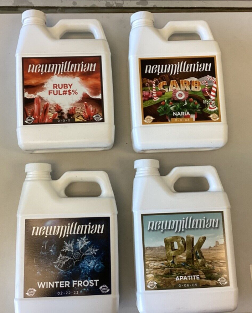 New Millenium Nutrients Bundle/Winter Frost/Carbo Naria/Ruby FUL#$%/PK Apatite