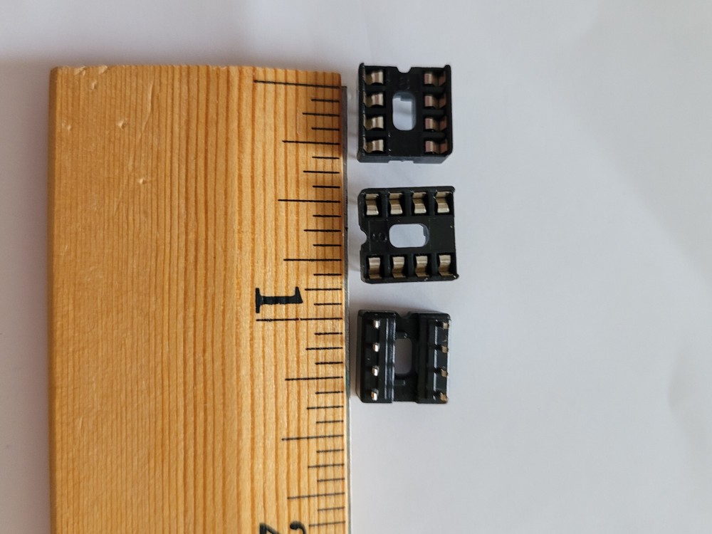 20pcs - 8 Pin DIP IC Socket Tin A08-LC-TR-R ASSMANN