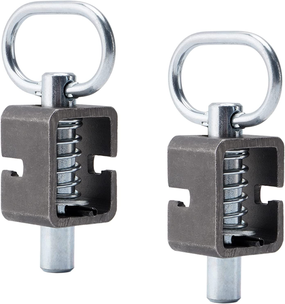 SPARKWHIZ 2PACK Spring Trailer Gate Weld-On Spring Latch Lock Assembly Universal