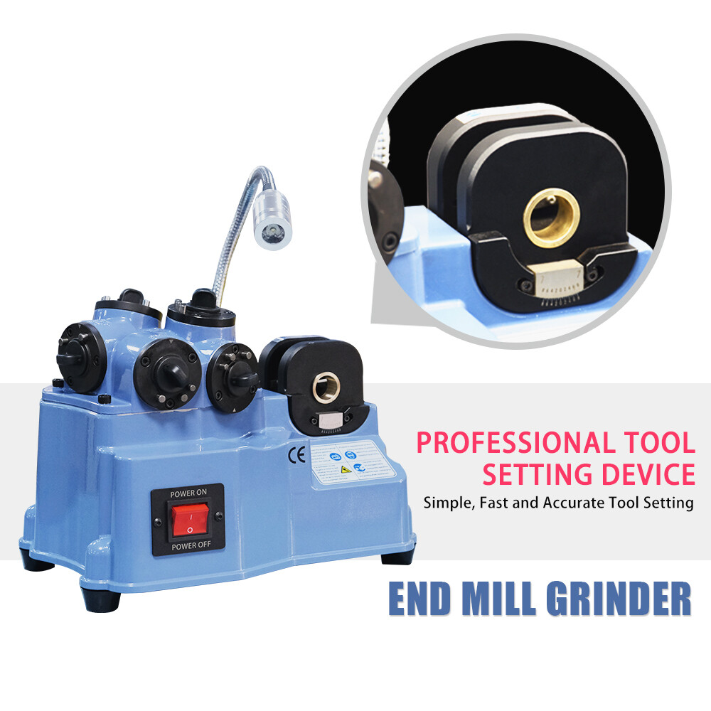 Endmill Sharpening Fixture Universal Endmill Grinder Machine Grinding Range 2-12