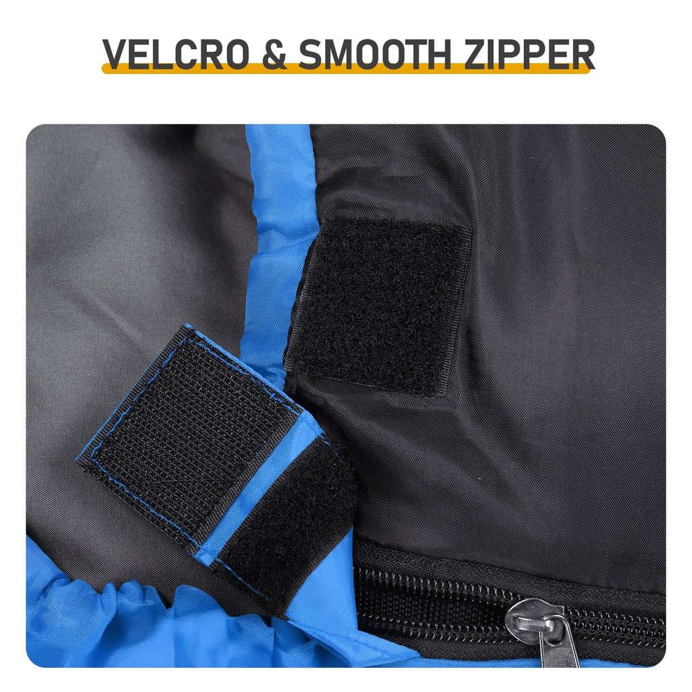 Sleeping Bag for Backpacking, Hiking, Waterproof Compact Envelope Bag Cold Warm