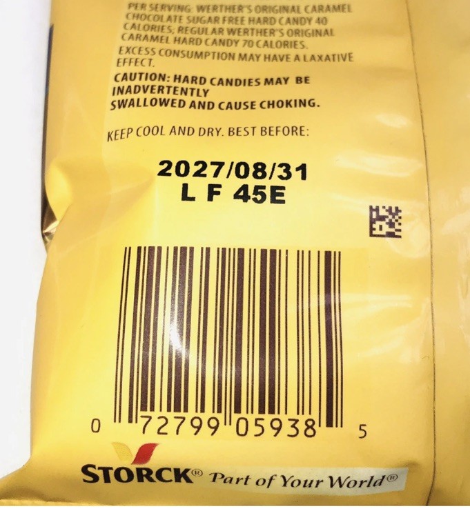 Werther’s Original Sugar Free Caramel Chocolate Hard Candy – 6 Pack Bundle