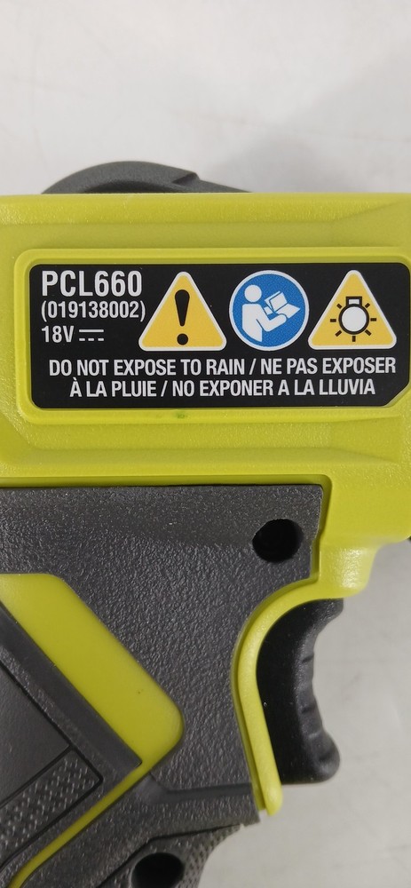 Ryobi PCL660 ONE+ 18V Cordless LED Flash Light (Untested)