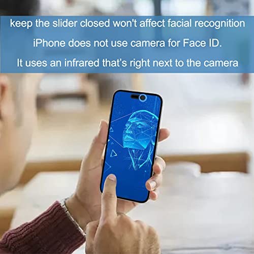 Privacy Lens Cover Compatible for iPhone 17 with Front Camera Cover,Protect