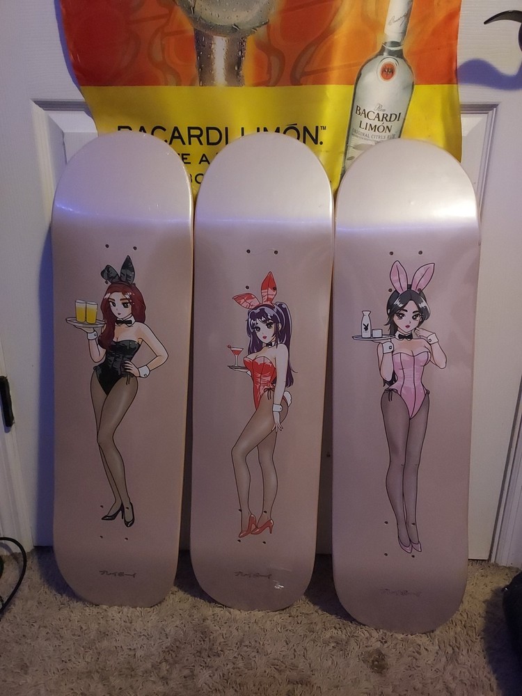 Color Bars X Playboy Skateboard Decks
