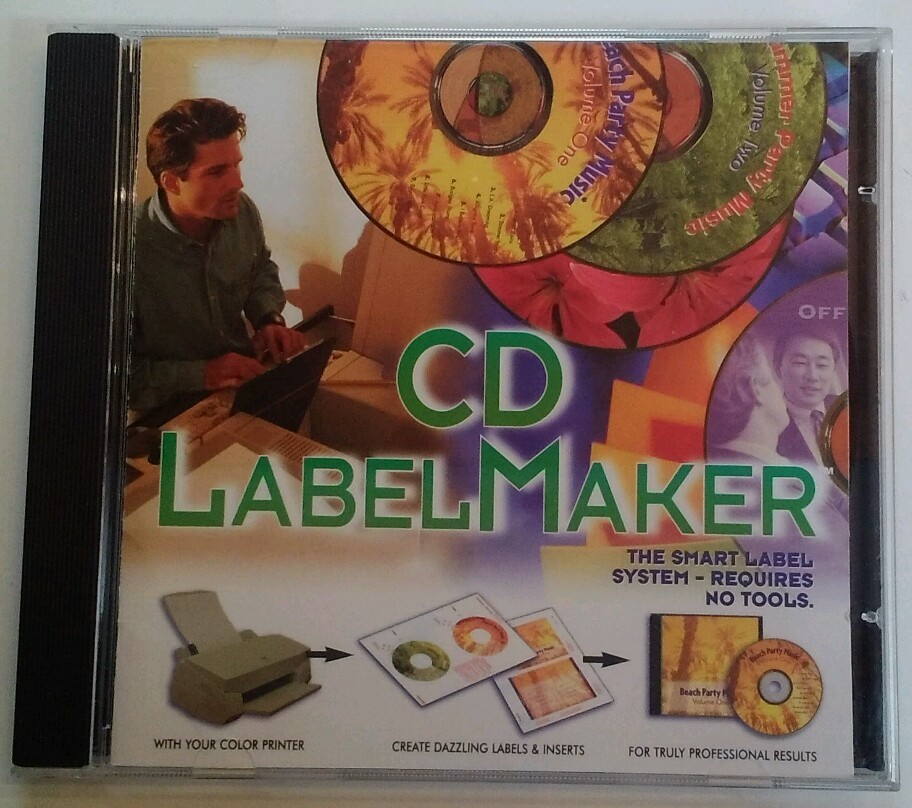 CD Labelmaker 1999 CD-ROM RARE VHTF Retro Tech