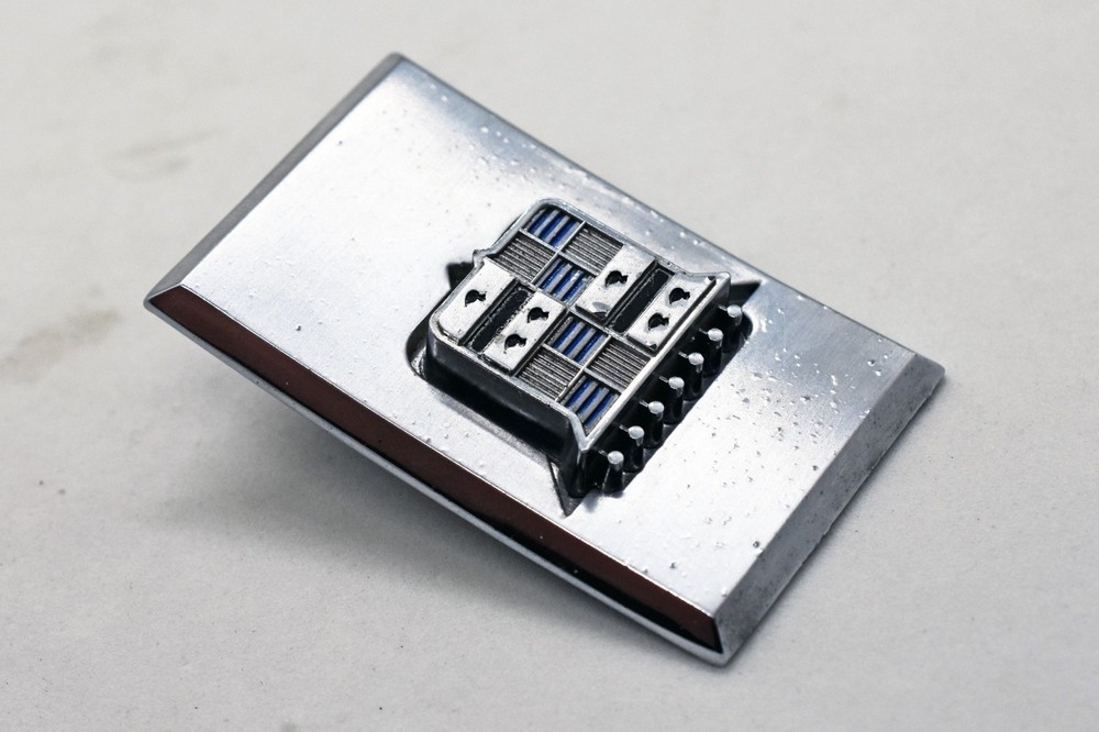 Original 1962 Cadillac Dash Emblem 1477654 - Vintage