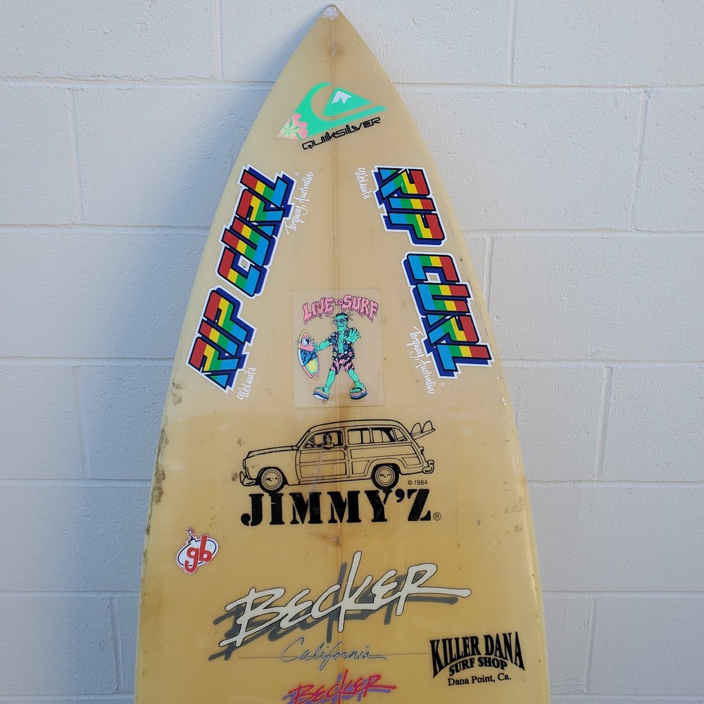Vintage 6'3" Becker Surfboard