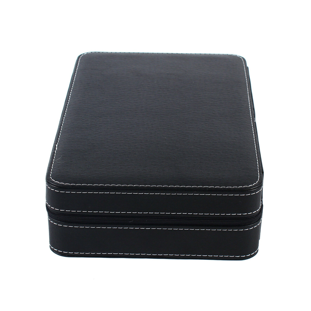 New Multiple Sizes Watch Display Case Storage Box Case | Leather Rounded Corner