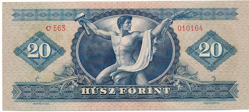Hungary 20 forint 1949 UNC