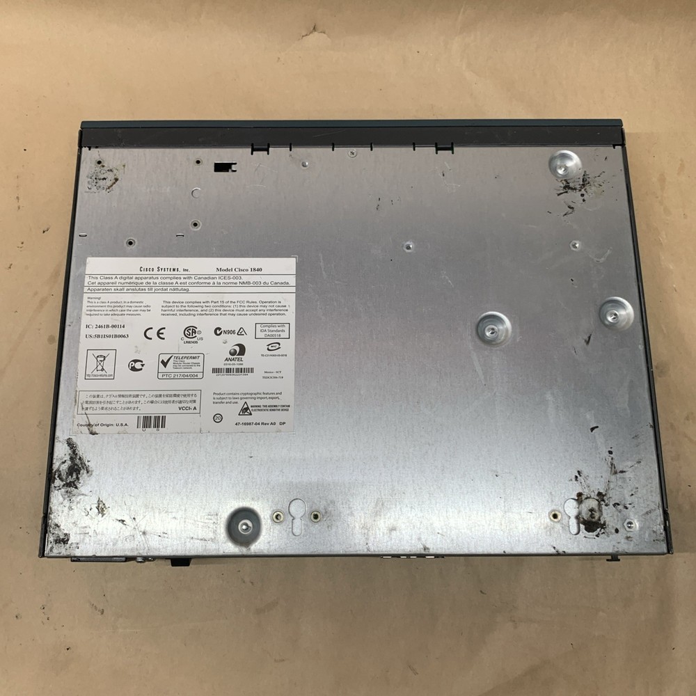 CISCO1841 Cisco 1841 Router (Modular) - TESTED WORKING
