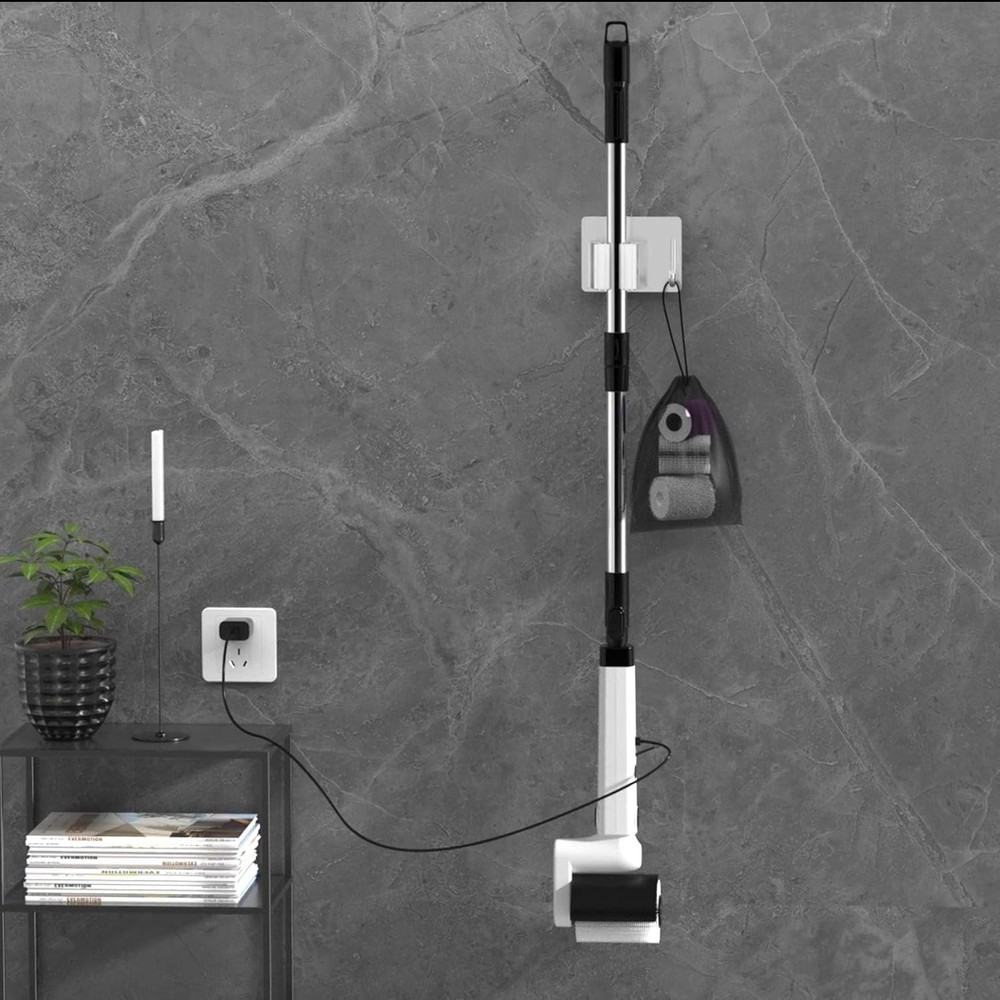 Multi-Surface Cordless Scrubber - Waterproof Spin Brush with Telescopic Pole