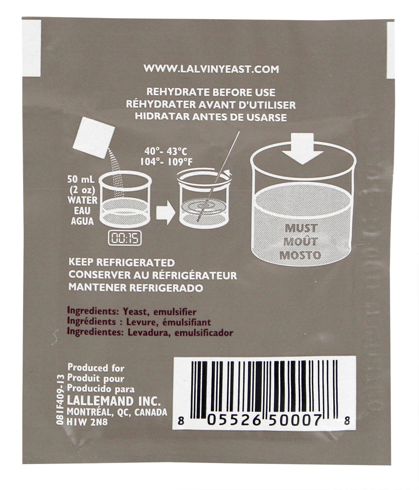 Lalvin QA23 Wine Yeast- 10 Packets