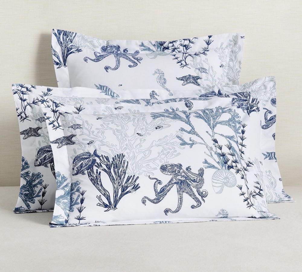 Pottery Barn Redondo Percale Standard Sham