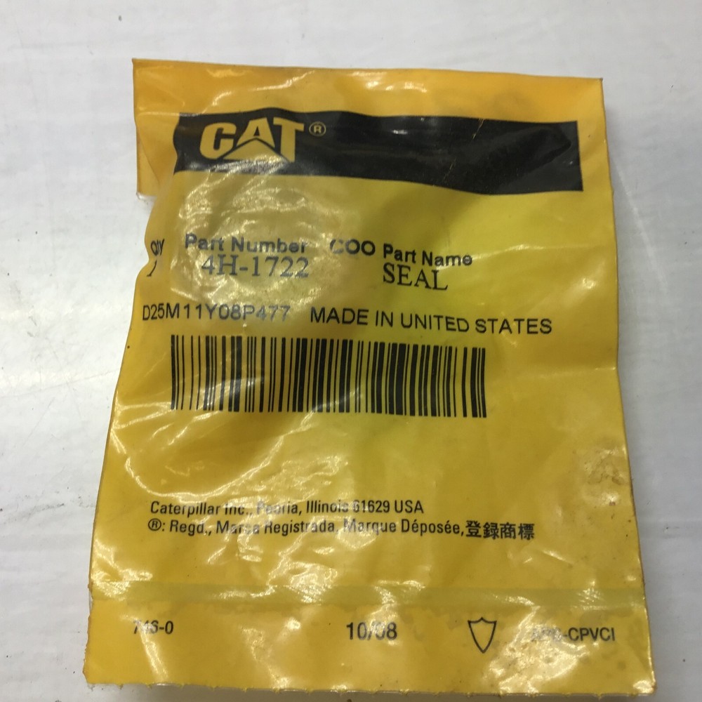 Caterpillar Lip Seal 4H-1722   CAT 4H1722