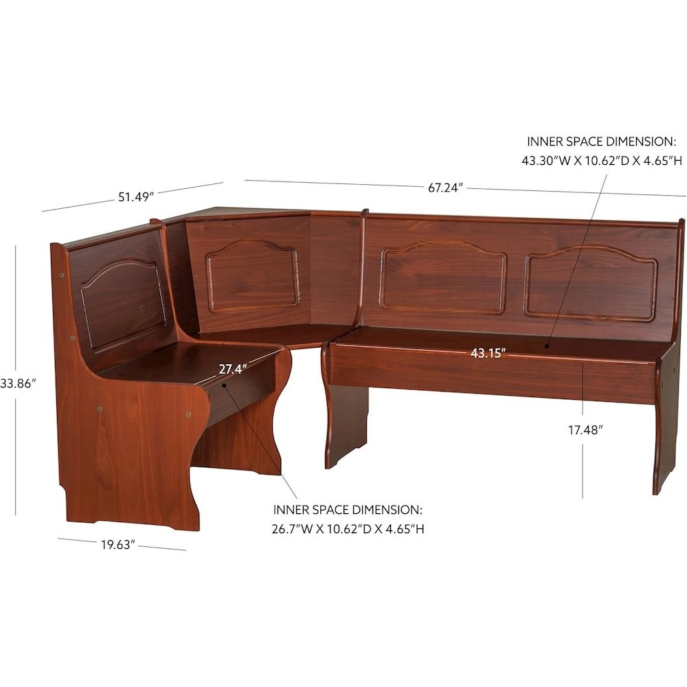 Chelsea Walnut Corner Unit