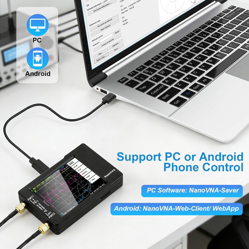 NanoVNA-H Vector Network Analyzer 1.5GHz V3.7