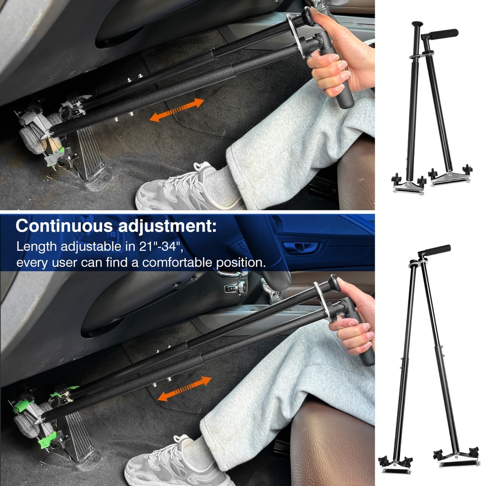 Hand Controls for Disabled Drivers, Brake/Throttle Assist, Adjustable, Black 2.0