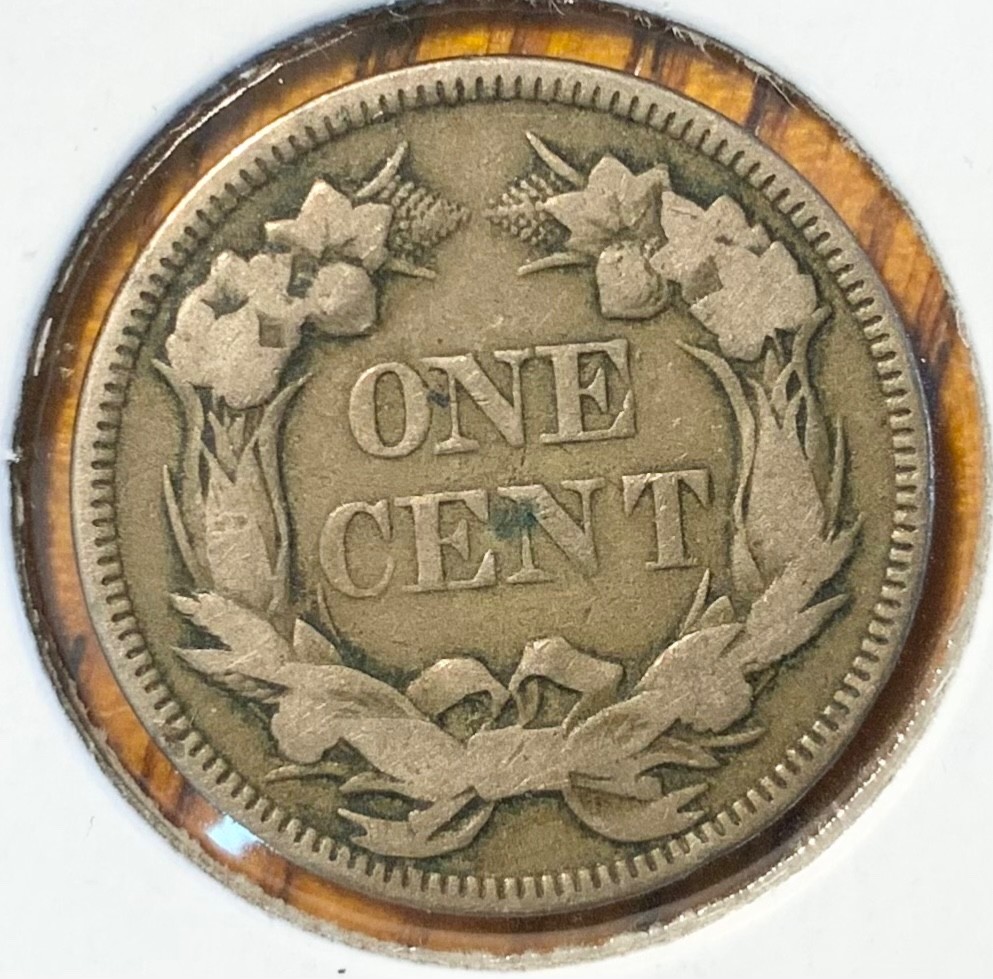 1858 United States Flying Eagle Cent 1C (Large Letters)