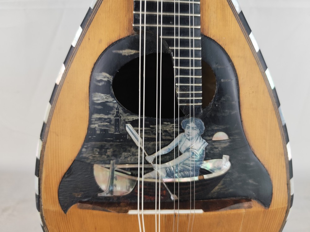 Very Rare Mandolin Giuseppe Cesolari 1905 Rome 曼陀林 만돌린マンドリン