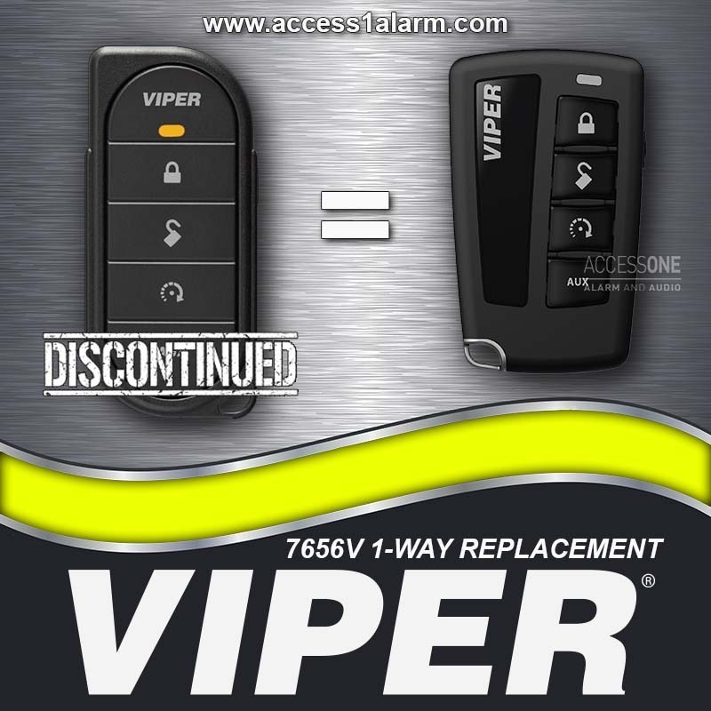 Viper 7656V 1-Way 5-Button Replacement Remote Control - NEW 7657V For 3606V