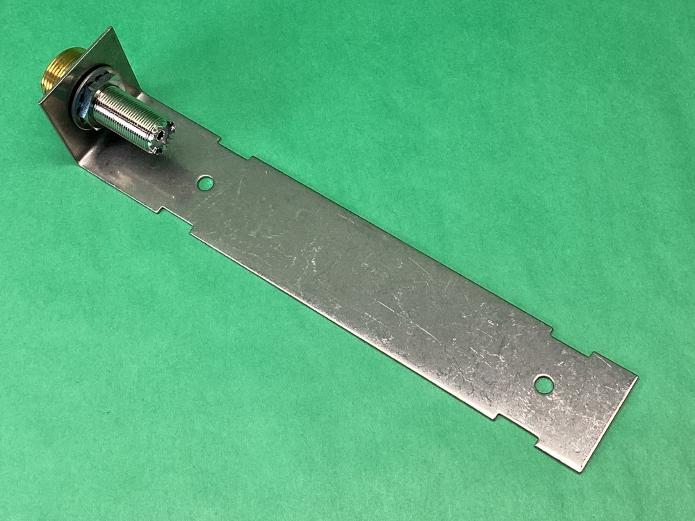 NMO Antenna Mount + Stainless Steel Bracket - Unknown Make - UNTESTED