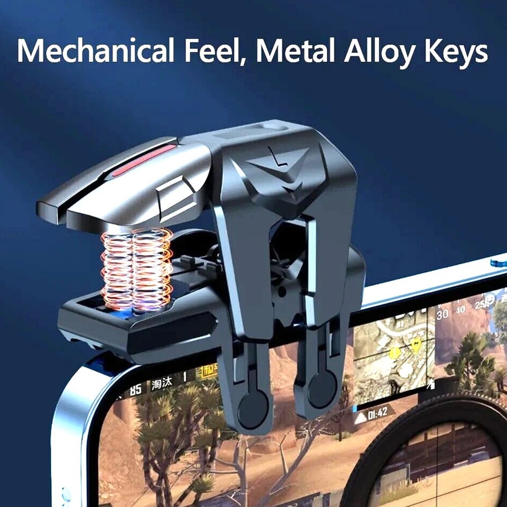 2 PCS Mobile Phone Game Controller Gamepad Joystick Fire Trigger Button For PUBG