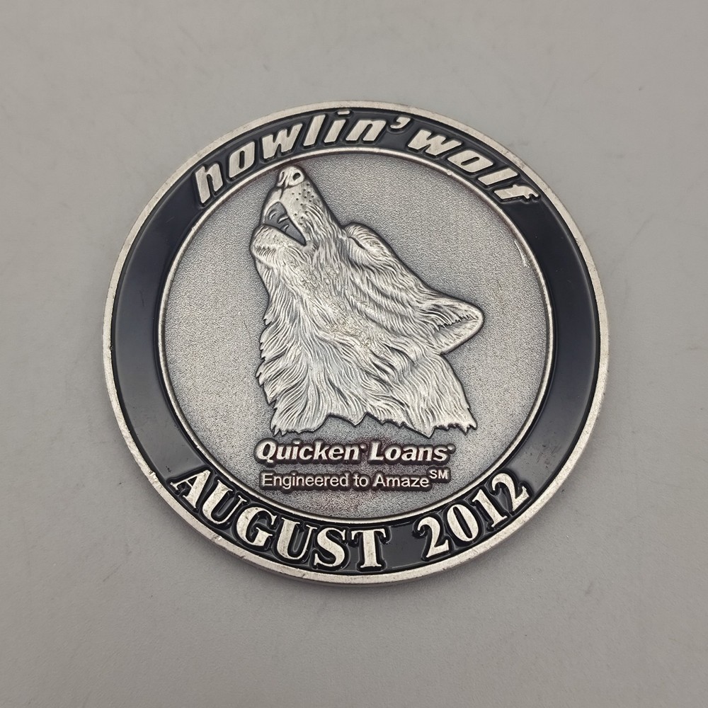 HOWLIN WOLF AUGUST 2012 Challenge Coin
