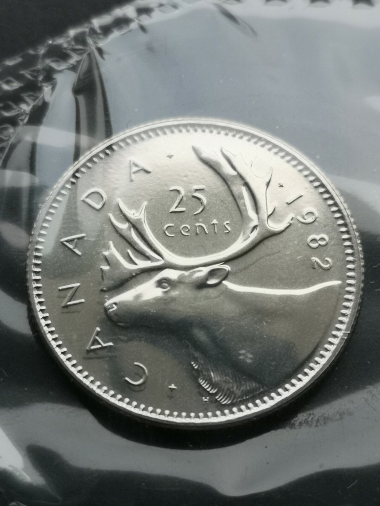 *** CANADA  25  CENTS  1982 ***  SEALED  PROOF  LIKE  ***