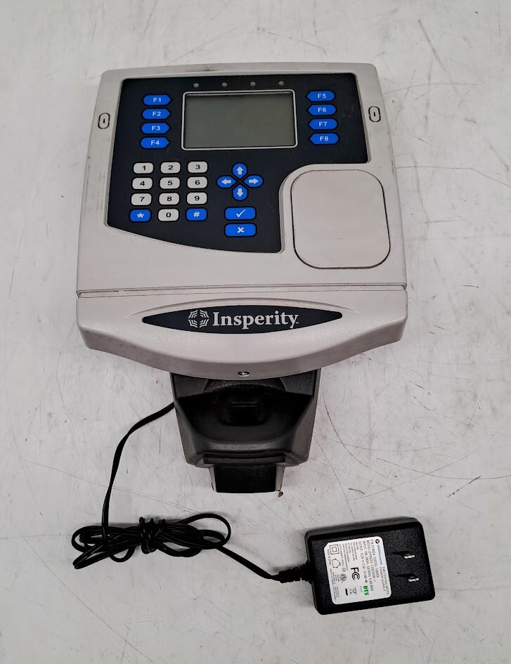 InfoTronics Office time clock Machine w/ Power ADAPTER