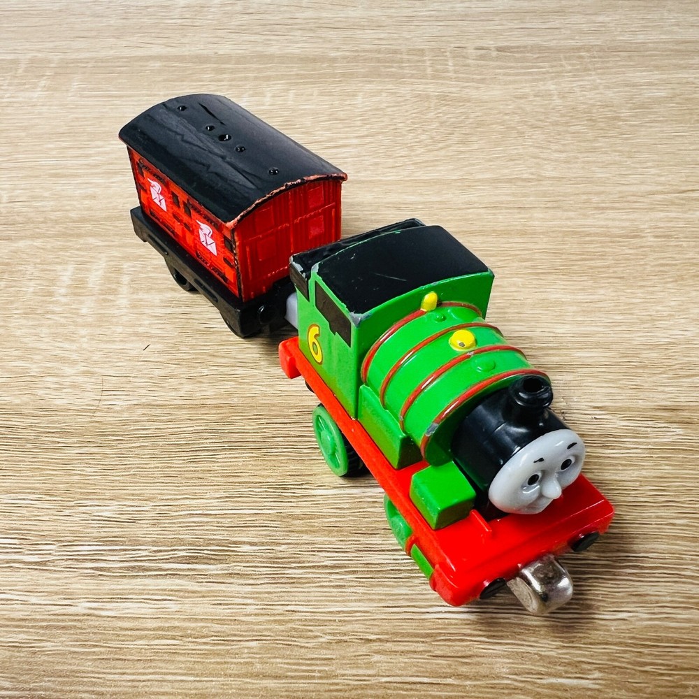 Pullstring Motorised Percy Thomas Take N Play Along Diecast Metal Push Trains