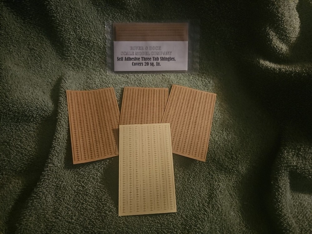 River & Dock N Scale Self Adhesive Three Tab Roofing