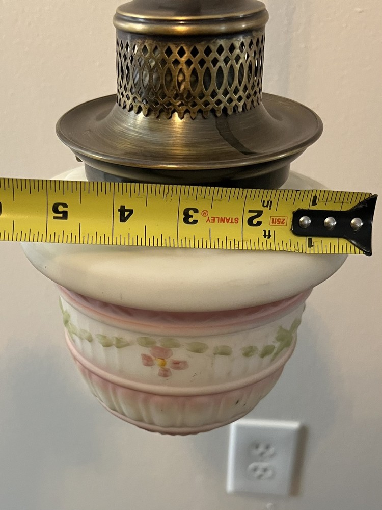 Single Entry Pendant Light Fixture With Globe Rewired 40F