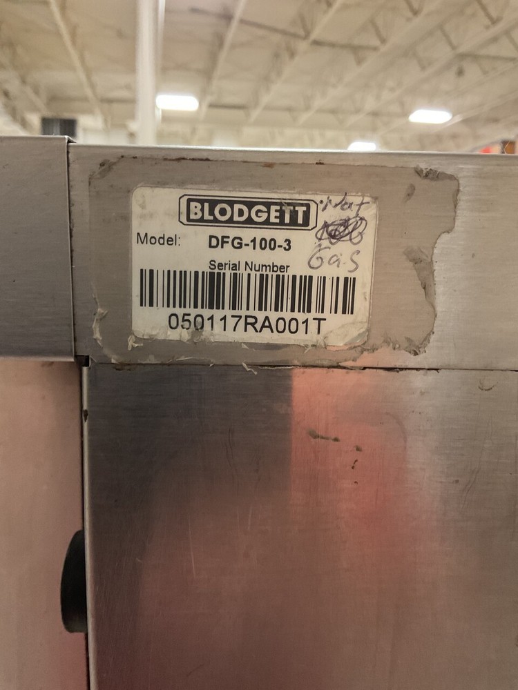 Blodgett Oven Stackable DFG-100-3 Used