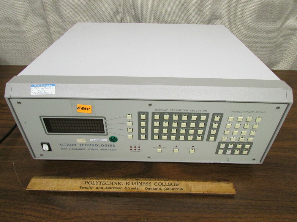 XITRON 2503 3-Channel Power Analyser System Analyzer AS-IS