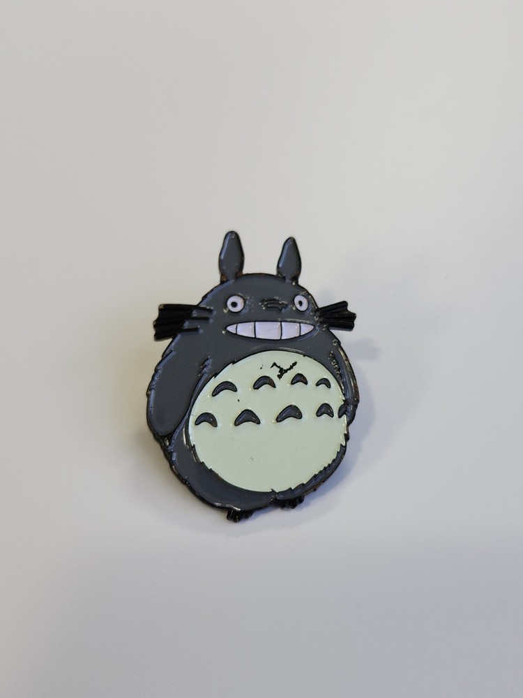 Smiling Cartoon Rabbit Lapel Pin SCRATCHED