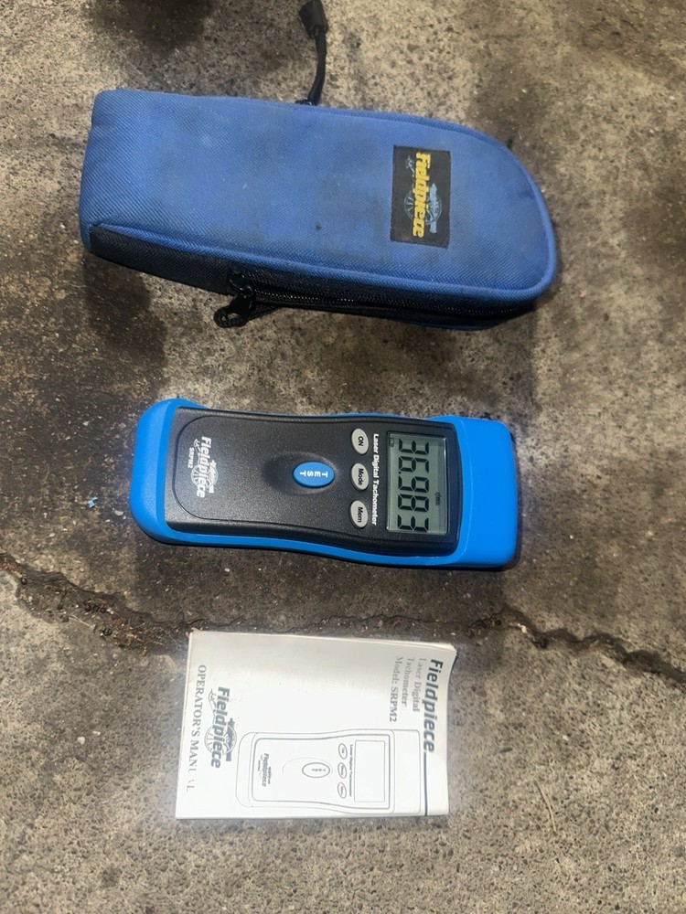 fieldpiece srpm2 lacer digital tachometer