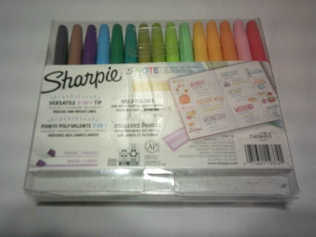 NEW LOT 30 SHARPIE S NOTE CREATIVE CHISEL TIP MARKERS MULTI-COLORS NO BLEED 🔥
