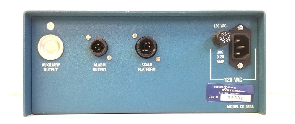 Semi-Gas Systems CS-350A Cylinder Scale , Used