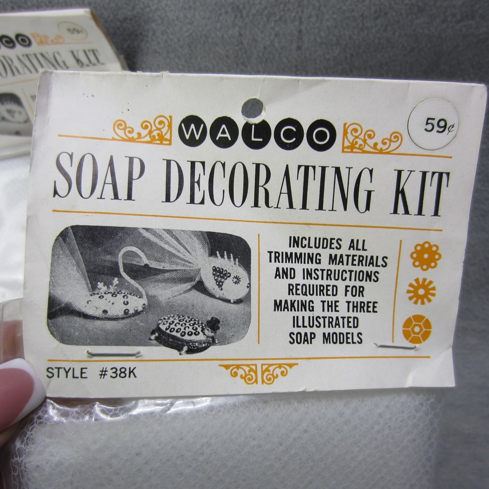 Vintage WALCO Soap Decorating Kit