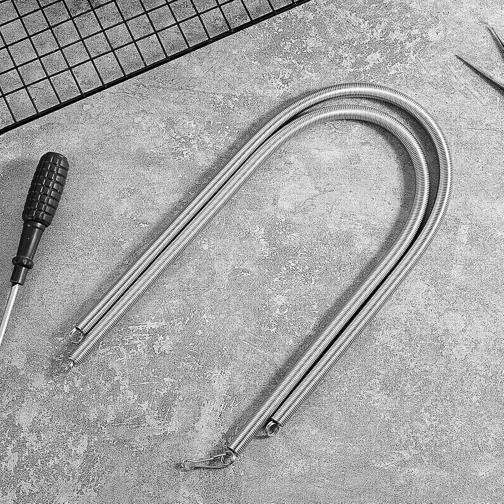 20 Inch Screen Door Spring, 2PCS Long Extension Spring Silver